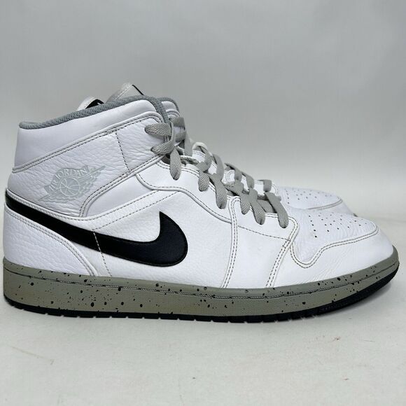 Nike Shoes Air Jordan 1 Mid Retro “White Cement” 2024 main image 7